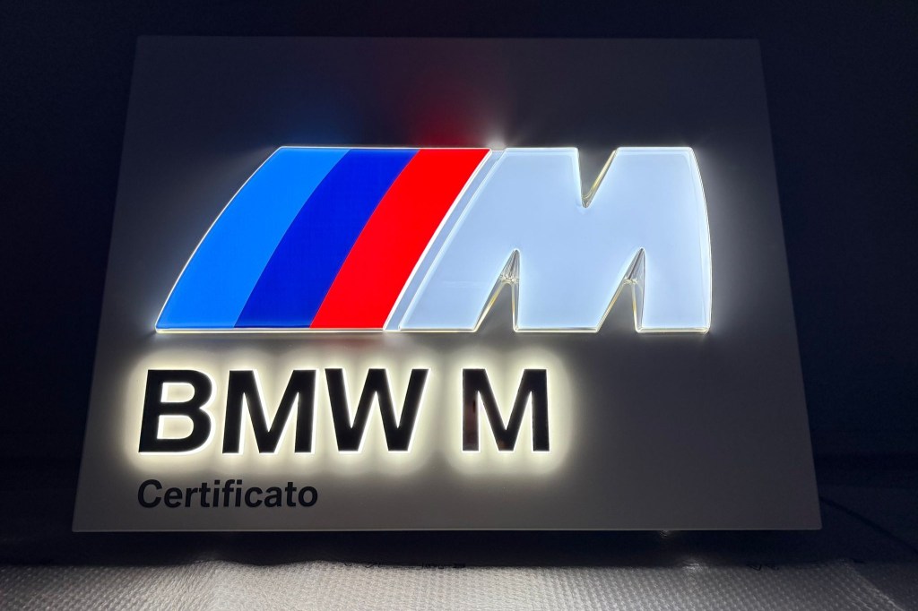 Illuminated BMW M Sign at No&nbsp;Reserve